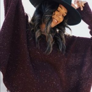 Carly Jean Los Angeles Rhea sweater in maroon